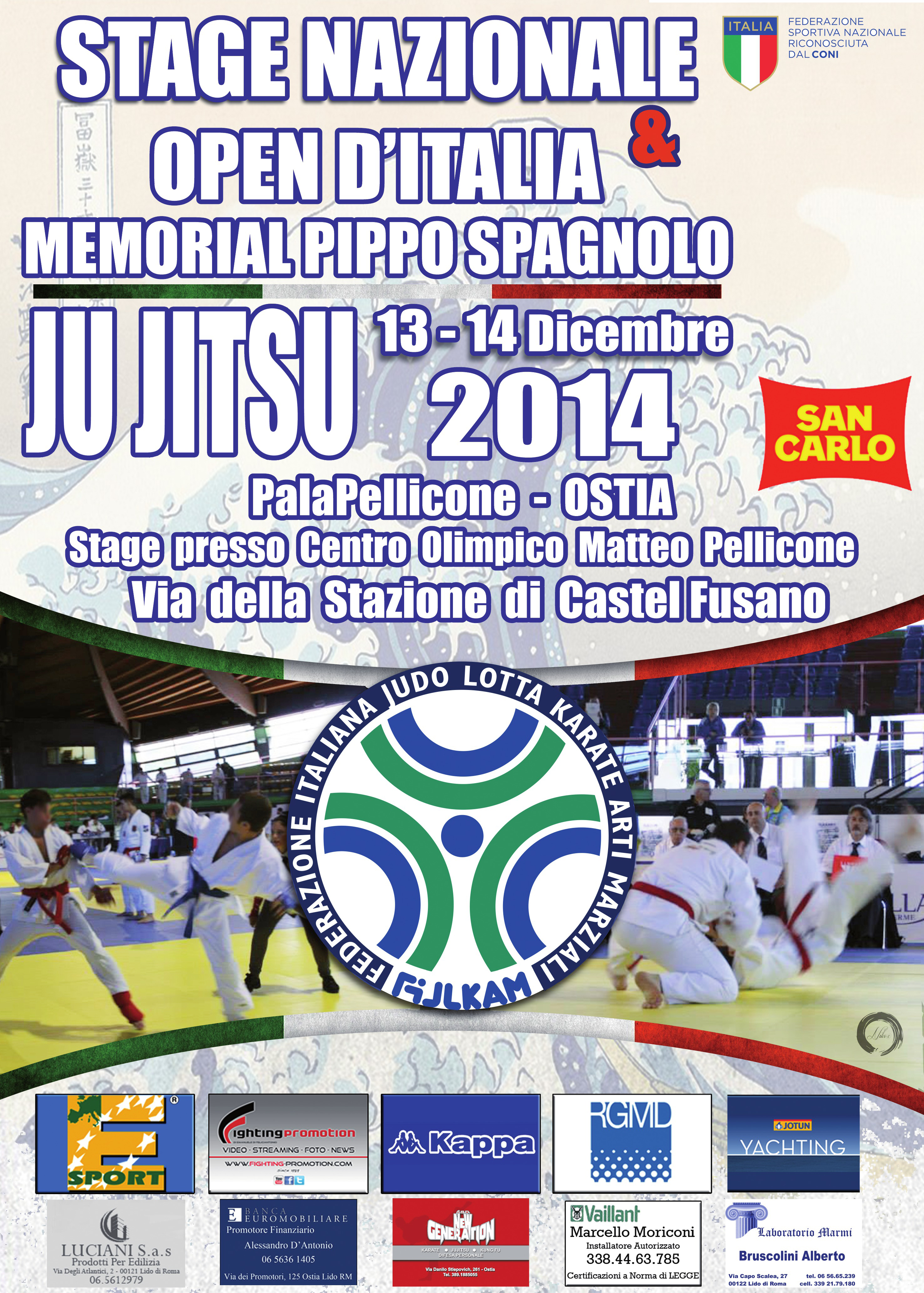 Un week end di Ju Jitsu al Centro Olimpico Matteo Pellicone di Ostia 